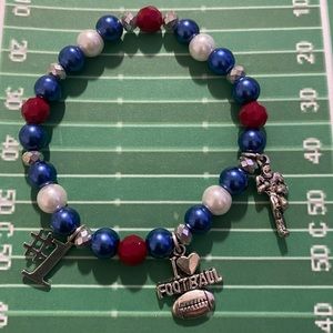 Handmade Beaded stretch bracelet